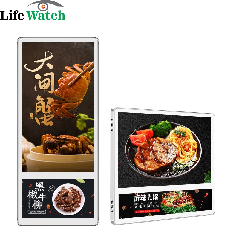 21.5-Inch Single Sided Horizontal 4G Wall Mount LCD Elevator Lift Digital Signage Adversing Screen TV Media Player Kiosk with WiFi