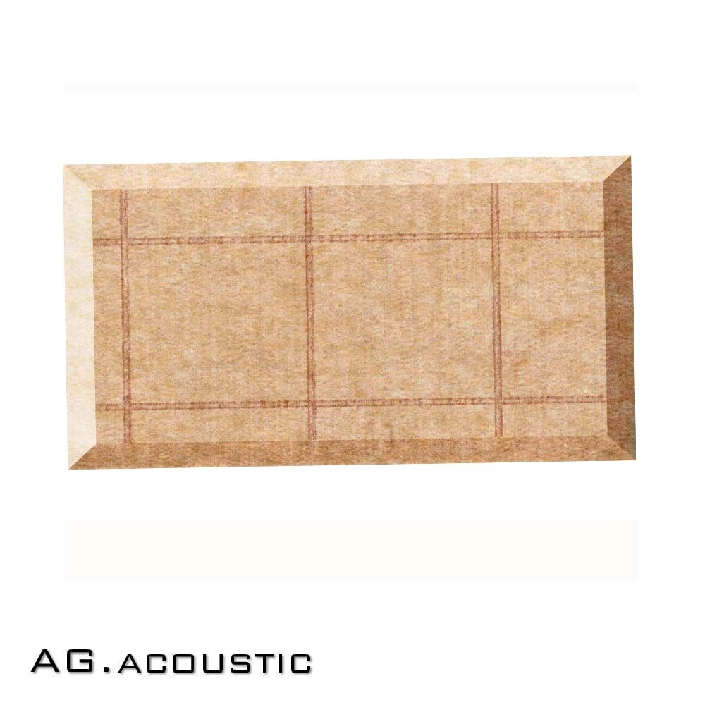 AG. Fibre polyester gaufré acoustique insonorisées Carte murale