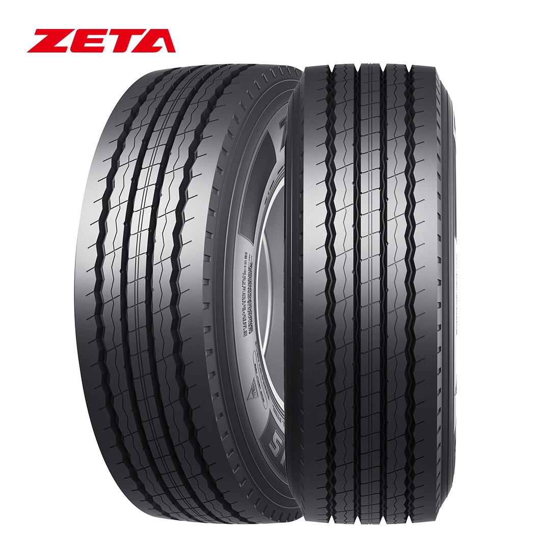 All Steel Radial Truck Tyre Zeta Brand TBR Made in Thailand 11r22.5 12r22.5 11r24.5 315/80r22.5 295/75r22.5 385/65r22.5 1200r24 Saso 3pmsf Factory in Thailand