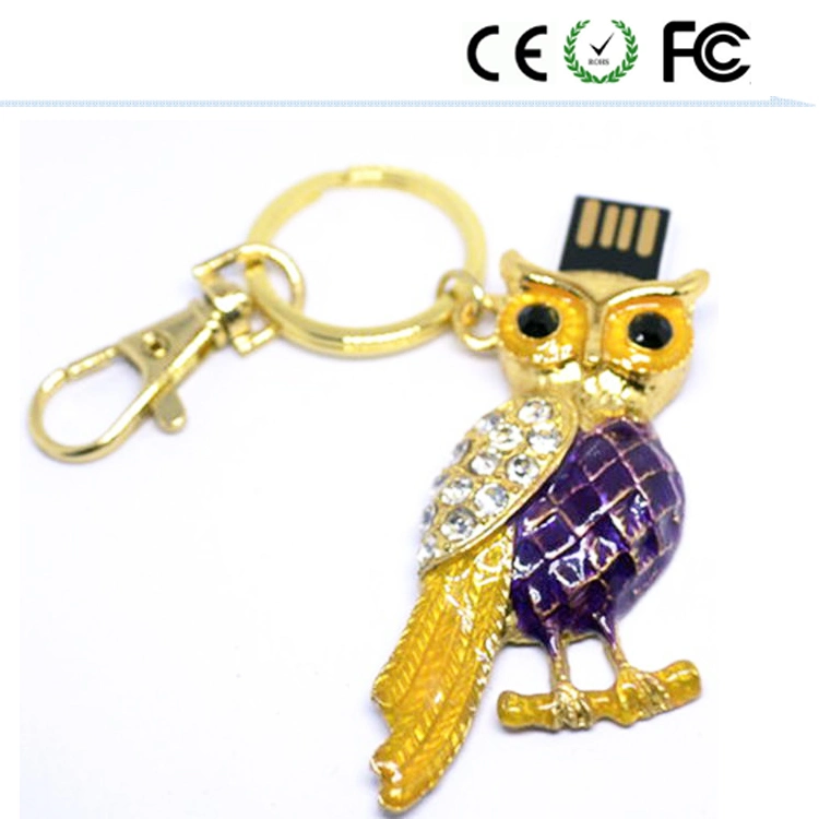 Owl Diamond U disco regalos unidad Flash USB Pendrive de 128MB-128GB