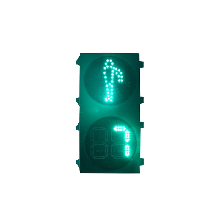 200mm 300mm Street Red Green Amber LED Cable Smart Round Traffic Stop Signal Light Equipment for Pedestrian Zebra Crossing