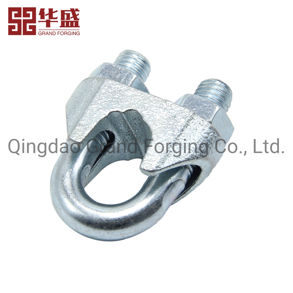 Galvanized Malleable Steel DIN 741 Wire Rope Clip for Lifting