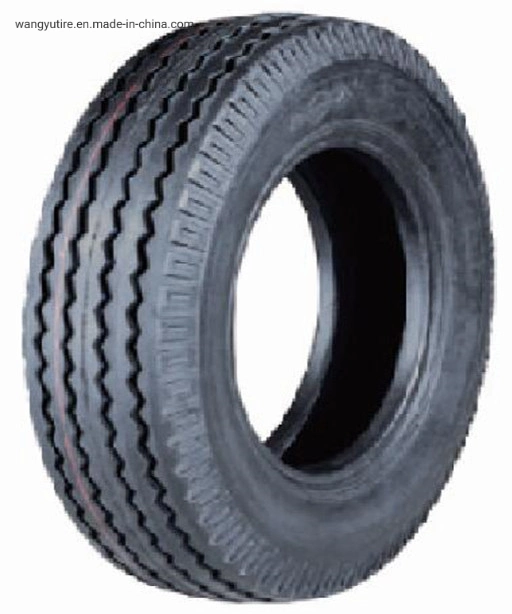 Espolón y patrón de la costilla del Caucho Natural de neumáticos para camiones 8.25-16 Luz Negra