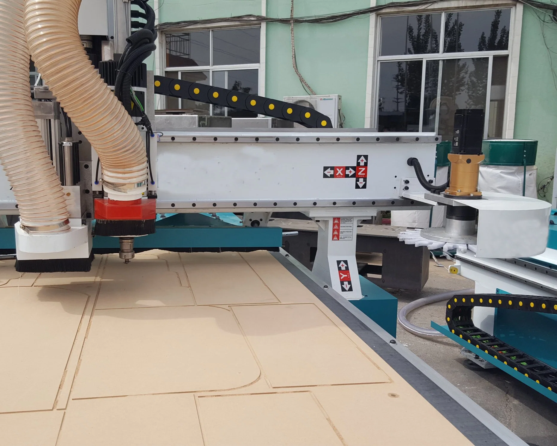 Hicas Chinese 1325 Woodworking CNC Router for Process PVC MDF