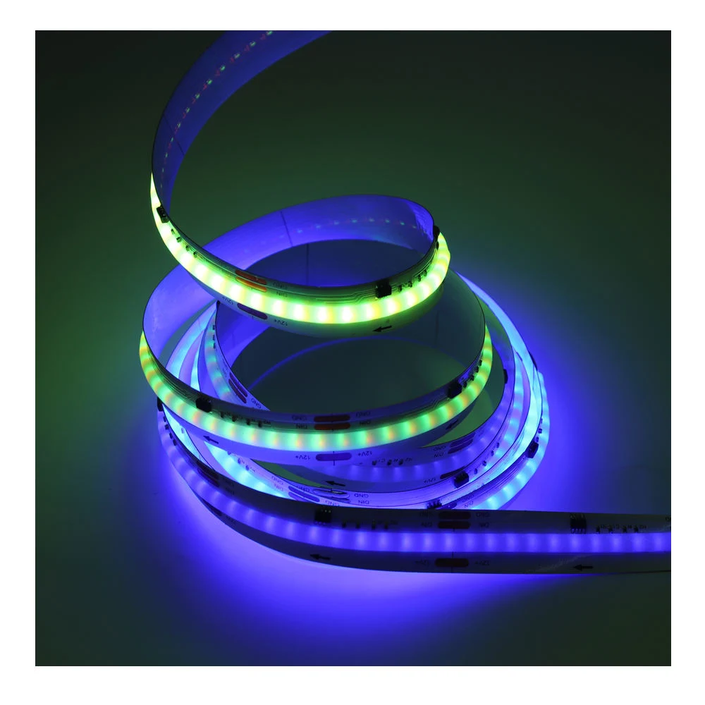 RGB Digital Pixel COB LED Strip DC 12V/24V Strip Lights for Decorations