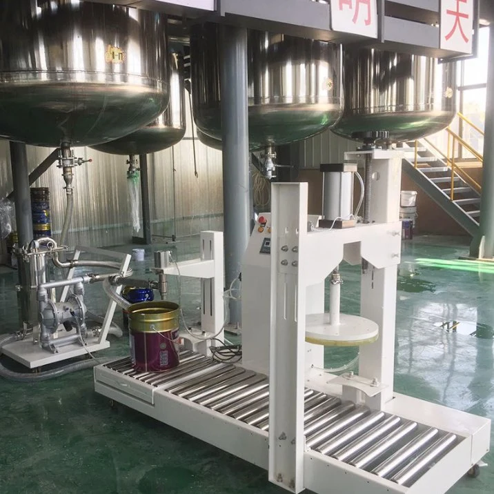 Oil Weighing and Filling Production Line Ink Coating Industrial Chemical Filtration Paint Filling Machine Equipment