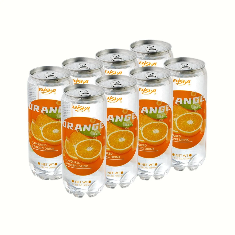 Elisha Drink 350ml Softdrink mit Orangengeschmack Bubble Wasser