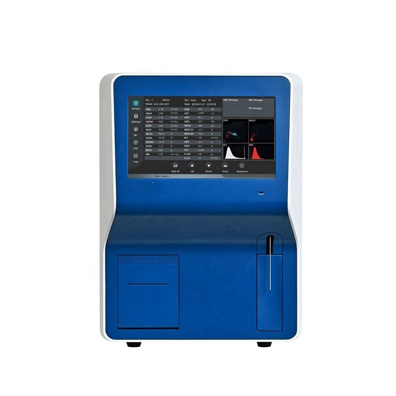 Hot Sale Automated Human Auto 5 Part Veterinary Hematology Blood Cbc Analyzer