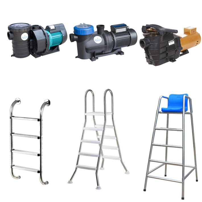Whole Set Swimming Pool Fitting Equipment Accessories Stainless Steel Ladder
