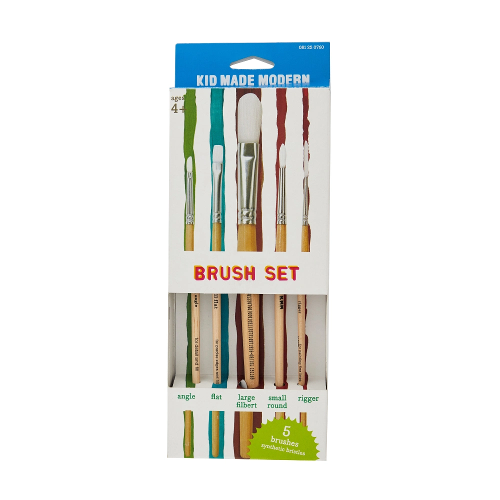 Artist Brushes Round Flat Head Paint Brush for Acrylic Oil Painting