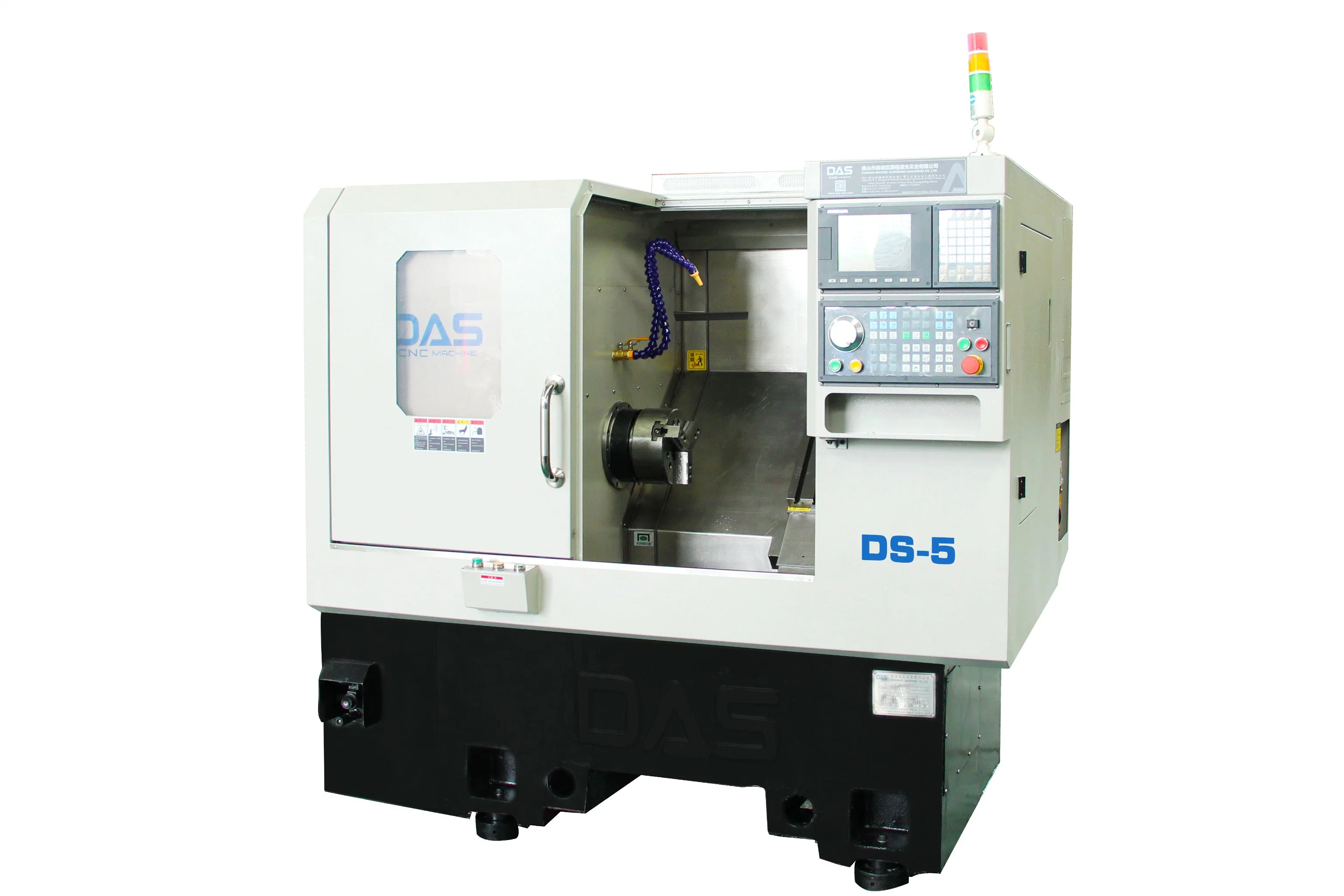 DS-5 Torno CNC Fanuc Optimum CNC Drehmaschine Stangenzuführung CNC Drehmaschine automatische CNC-Diamant-Schneidemaschine