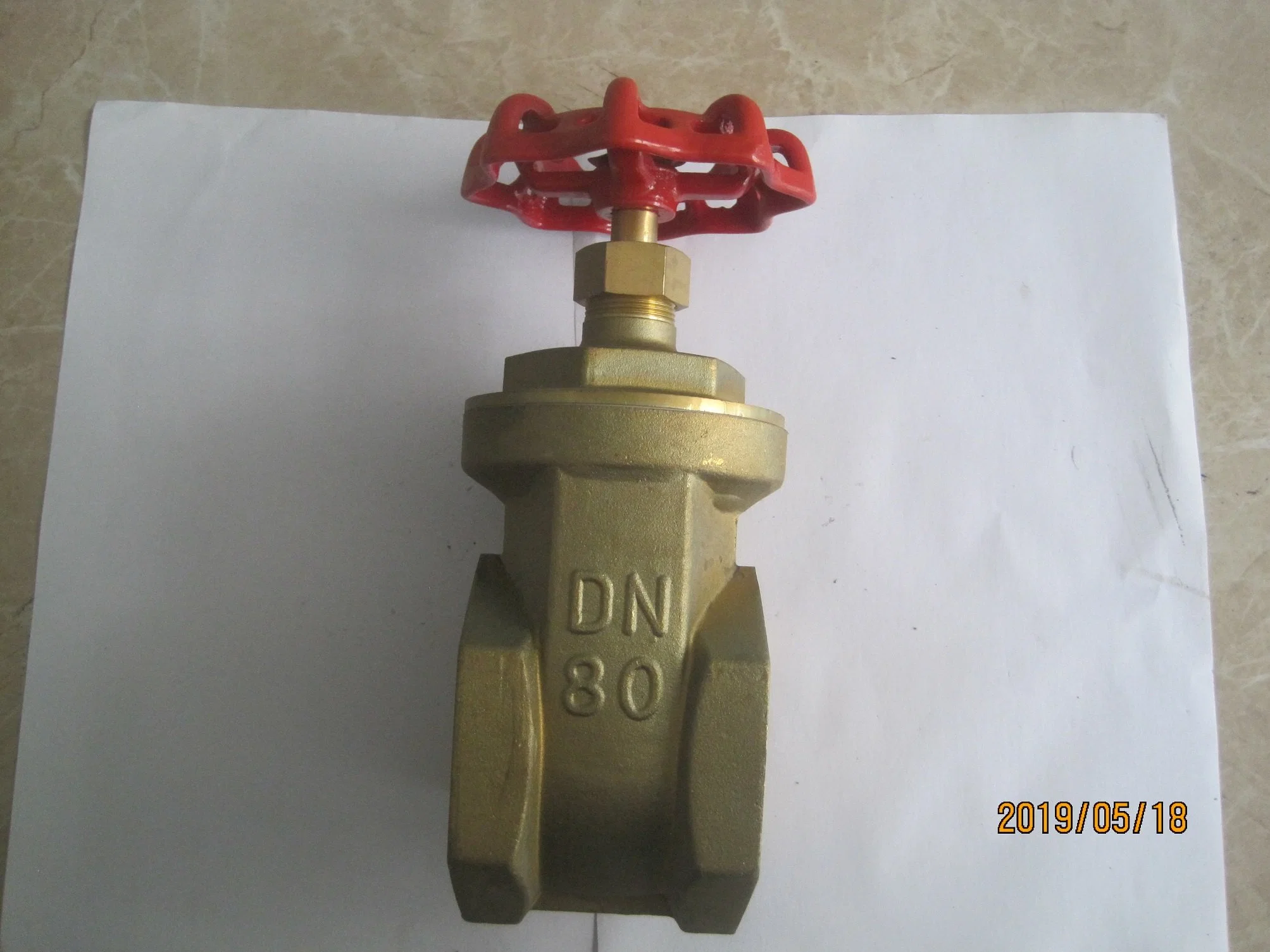 1 1/2 Inch Brass Stem Aluminum Handwheel Gate Globe Valve