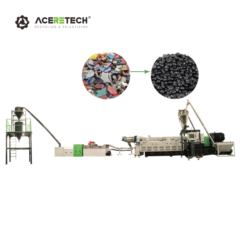 ATS Professional Service PE/Pet/ABS/PVC Hot-Cut Plastic Recycling Granules Production Machine