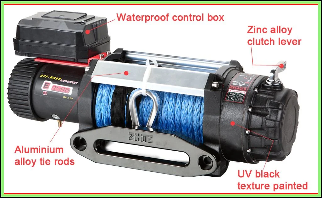 15000lbs Ce Cetificated Waterproof Power Winch