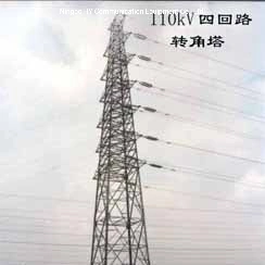 High Voltage Galvanized Conical Electric Power Distribution Transmission Line Towers