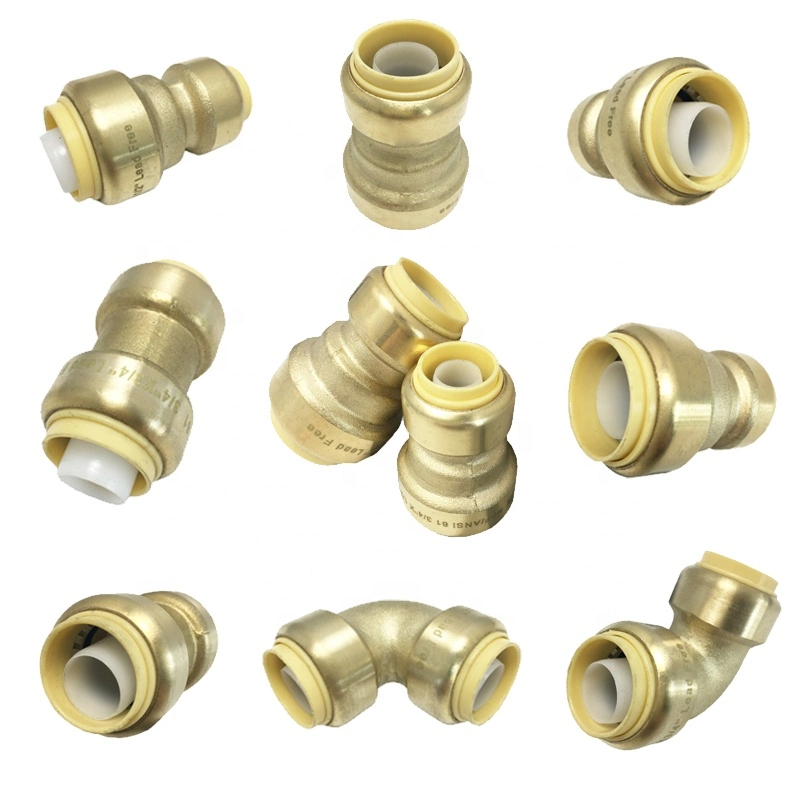 Copper Brass Pex Nipples Elbow Cross Pipe Fitting