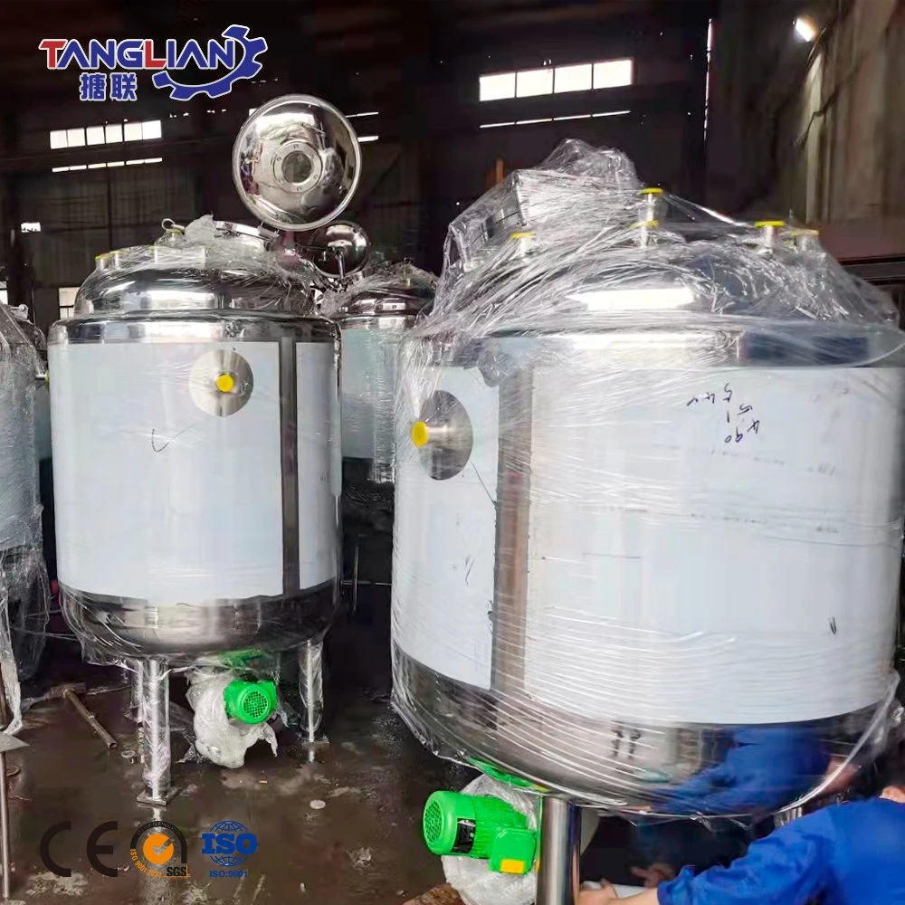 Pharmaceutical Process Horizontal Stainless Steel Storage Tank