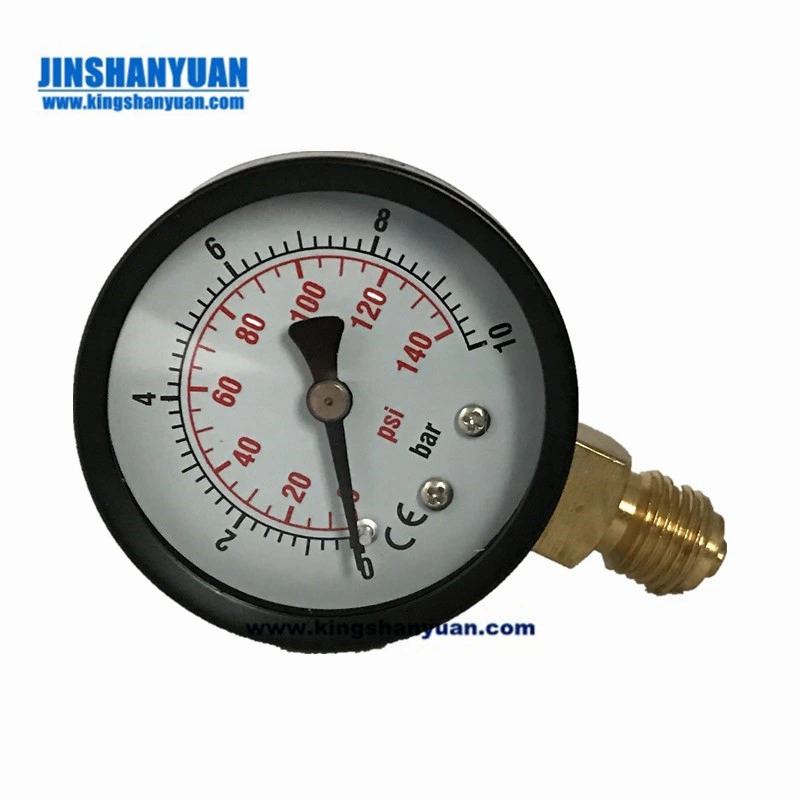 Semi-Copper Alloy Movement Cheap Manometer, Air Water Pressure Gauge