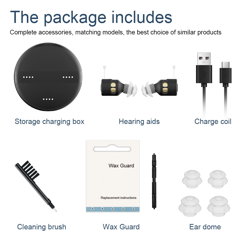 Rechargeable Digital Wireless with Bluetooth Itc Ite Hearing Aids