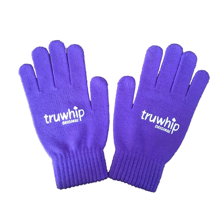 Good Quality Pantone Color Acrylic Polyester Warm Non-Slip Labor Gloves