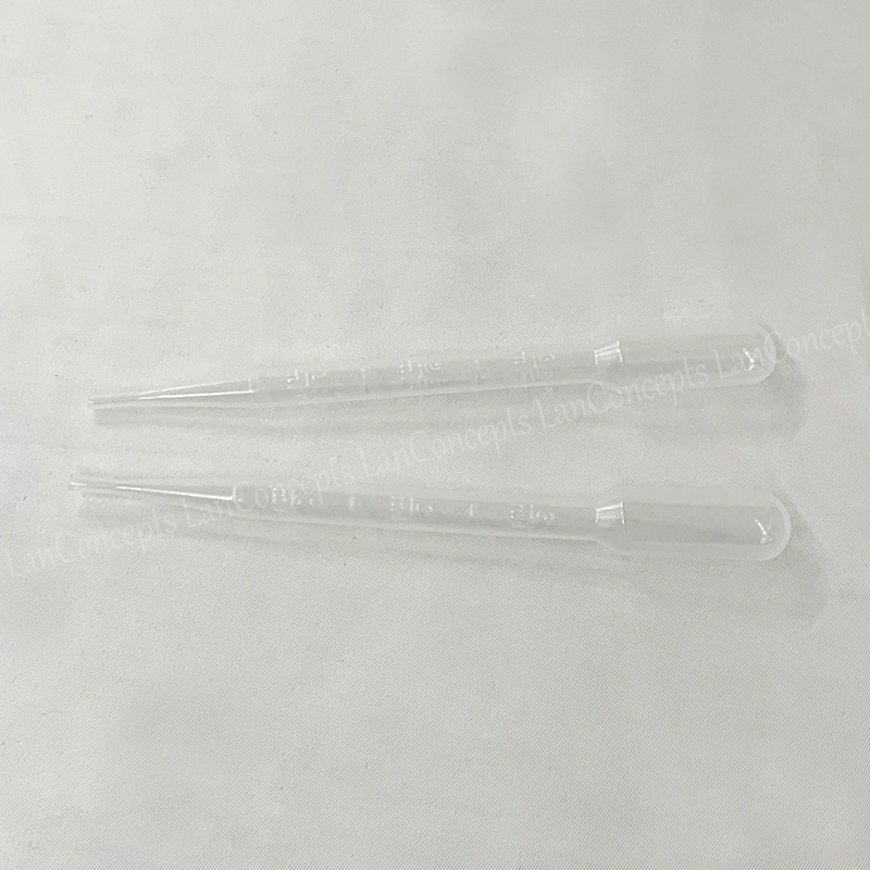 Pipette jetable en plastique 3ml Lab Pipette Pipettes Pasteur de transfert