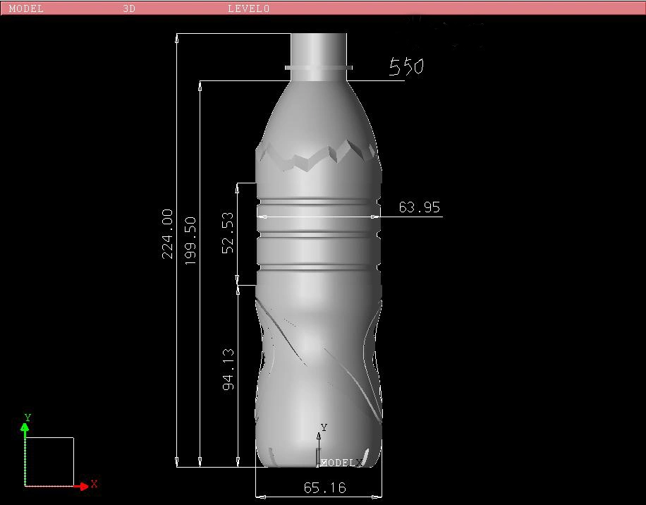 500ml Mineral Water Bottle Mould