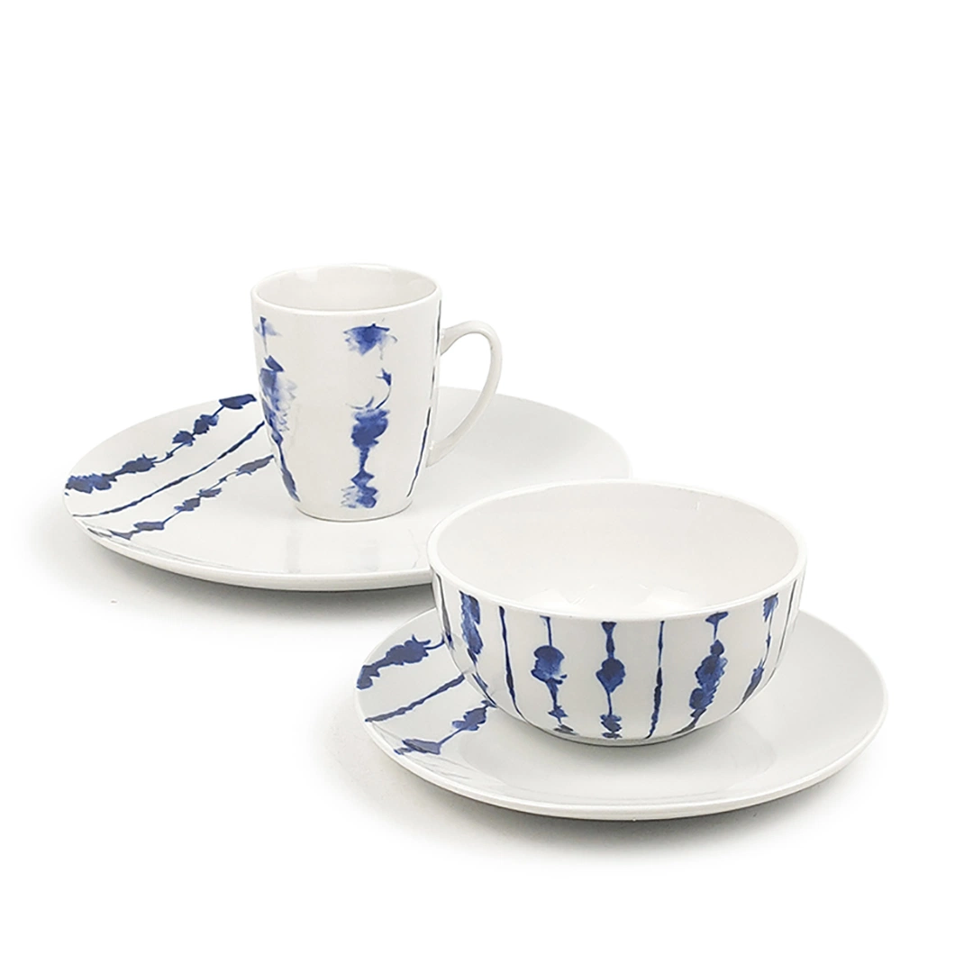 Conjunto de jantar Raylon New Design as placas de mesa em cerâmica definem o louça de jantar Conjuntos de jantar de porcelana