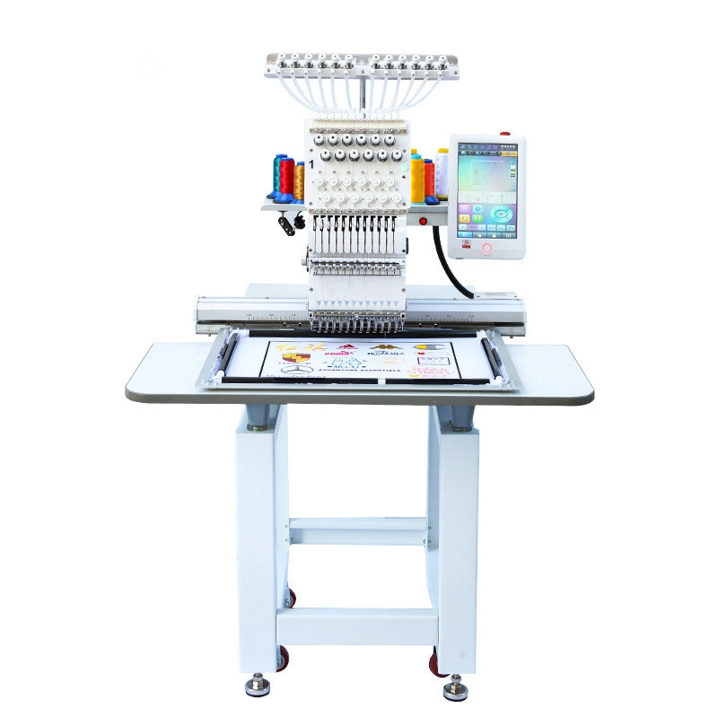 Single Head Compact Embroidery Machinery for Garment, Shoes & Accessories