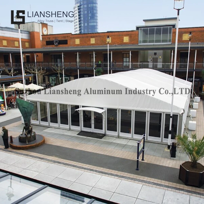 20m Width Aluminum Structure Warehouse Tent with Sandwich Wall