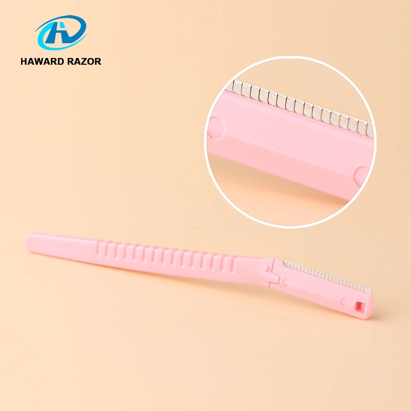 Customized Hot-Sales Eyebrow Trimmer Makeup Tools Shaving Razor Blade Eyebrow Razor