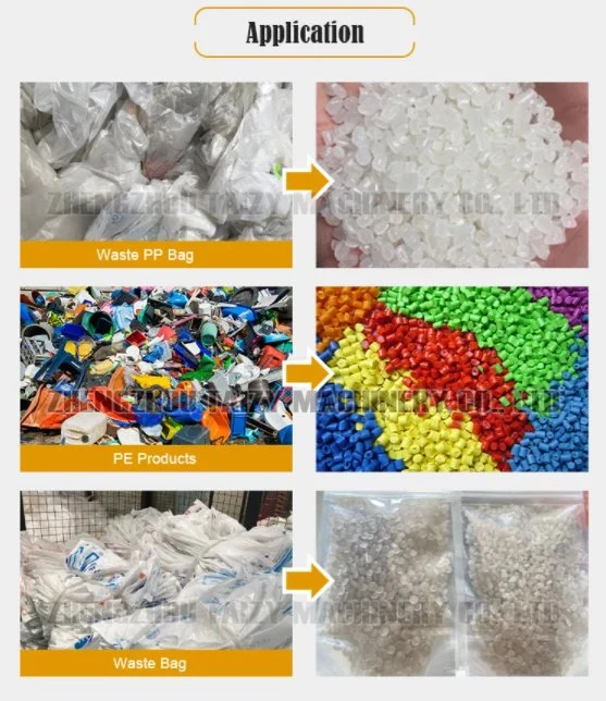 Plastic Granulator; Plastic Pellet Extruder; Plastic Recycling Machine