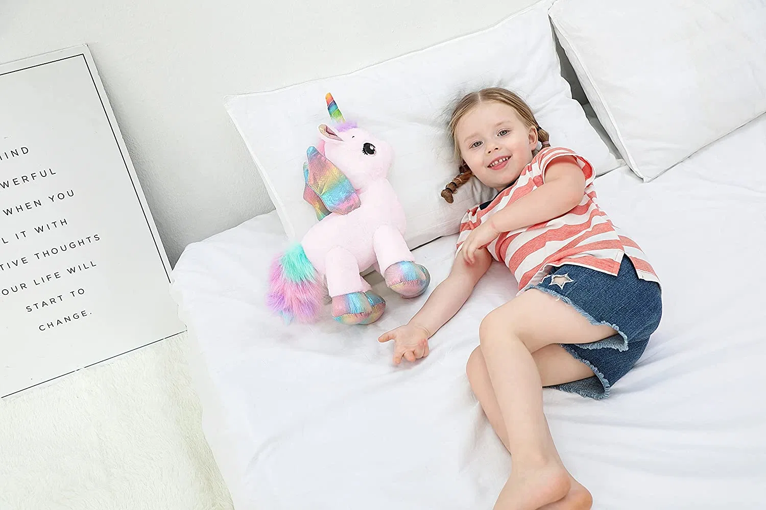 OEM Soft Stuffed Animal Custom Toy Plush Muñecas mascota Unicornio Juguetes niños blandos rellenas Juguetes BSCI Sedex ISO9001