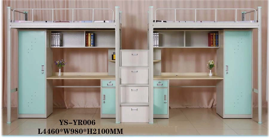 Wholesale/Supplier Knock Down Metal Detachable Dormitory Steel Bunk Bed Double Beds