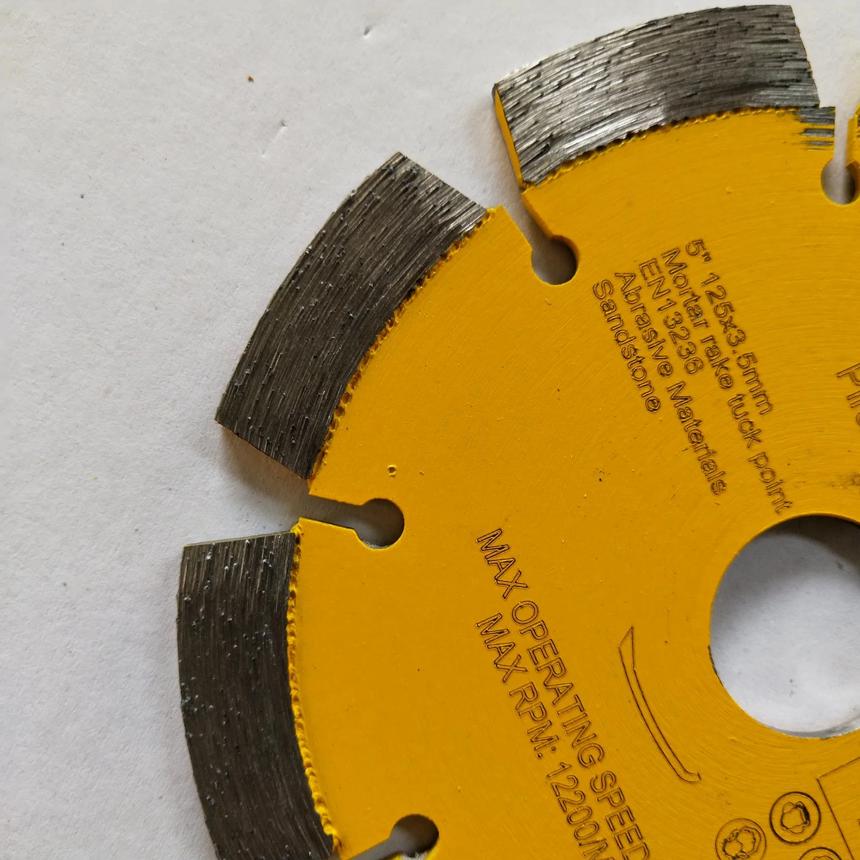 125mm Wet or Dry Cutting Laser Welded Tuck Point Diamond Saw Blade for Hard Concrete