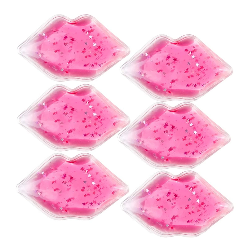 Custom petit bloc de gel Cool lèvres compresse froide pour la lèvre de la chirurgie de l'enflure des refroidisseurs à lèvre de la glace Pack de gel