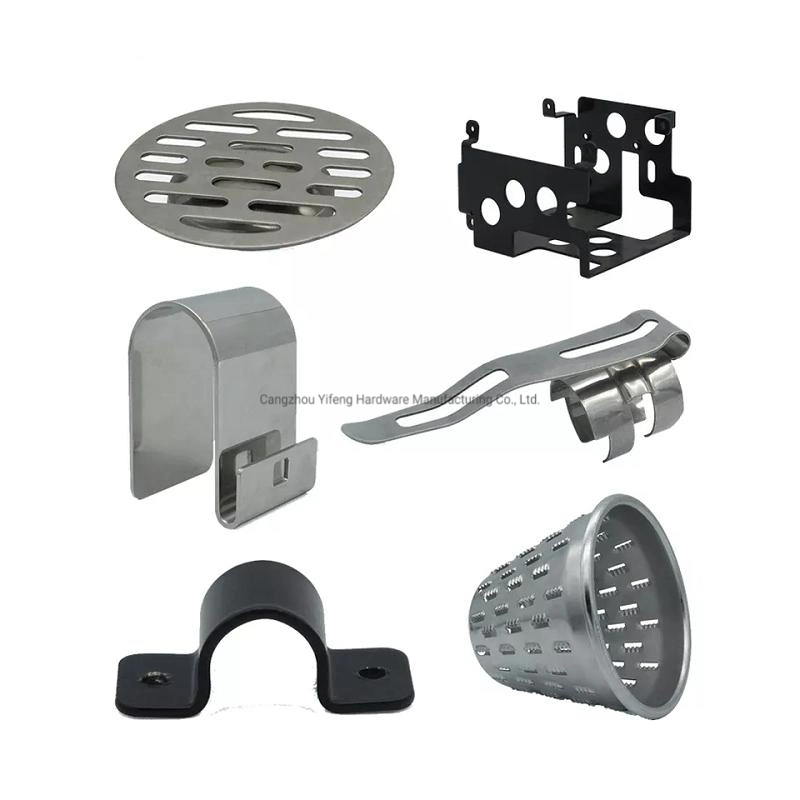 OEM lámina metálica Fabricación piezas de estampación de metales Maquinado CNC de aluminio Clips de cartera Partes 12mm clip de cinturón plano