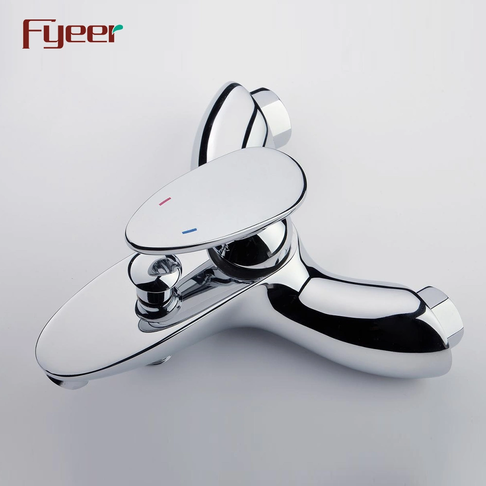 Fyeer Rainfall Bath and Shower Mixer with Handle Shower