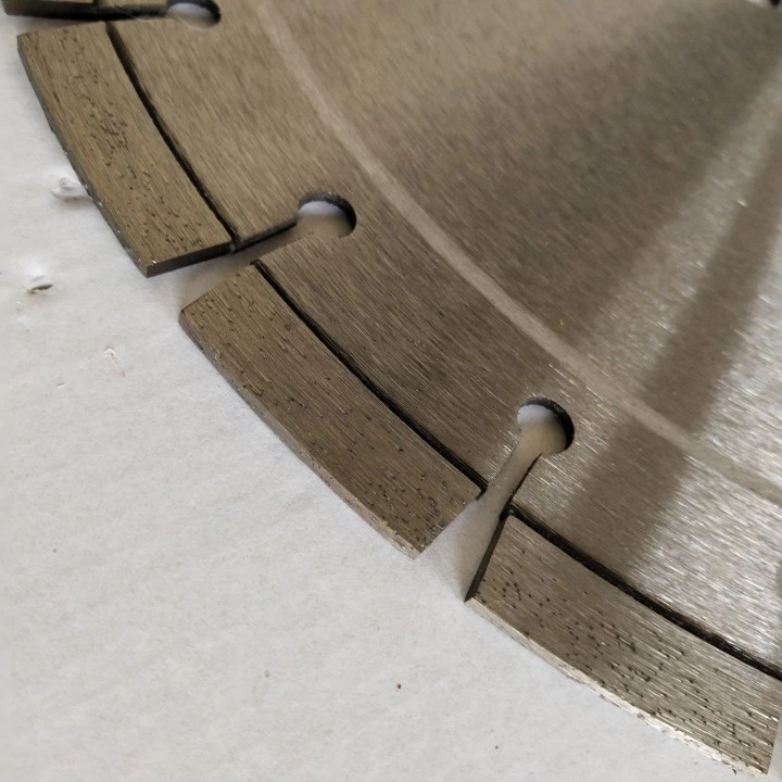 14inch Laser Flat Segmented Diamond Cutting Saw Blade for Hand Held Machine