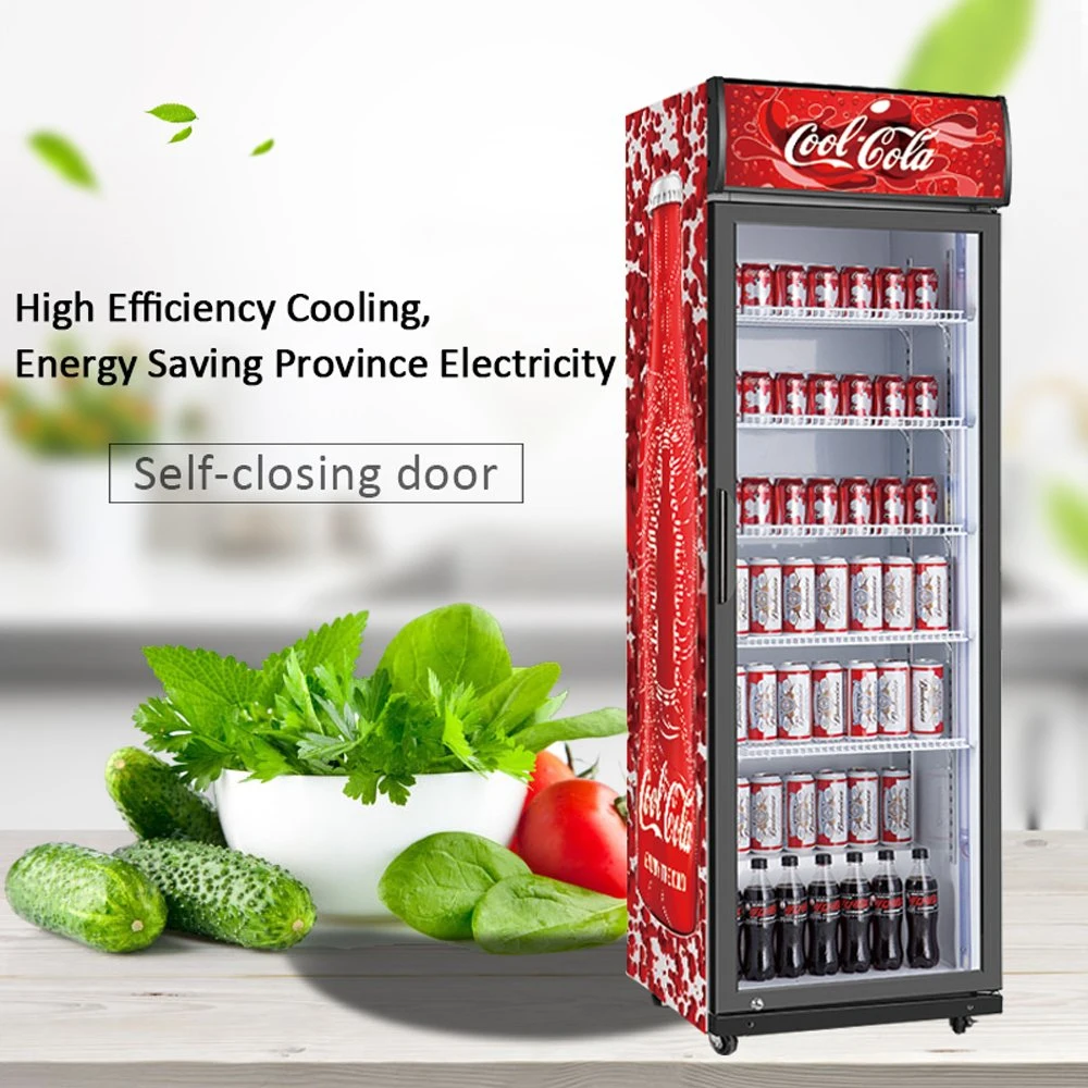 Fast Cooling Glass Door Chiller Display Stand Fridge Supermarket Bar Cabinet Refrigerator and Freezer