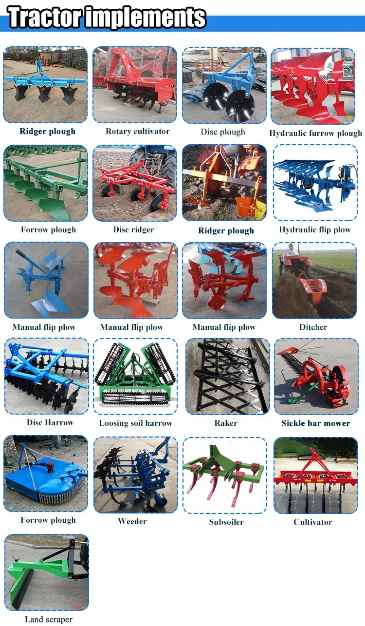 Agro Machine Disc Plough/Disc Plow Plough Ridger Plough Use for Furrowing