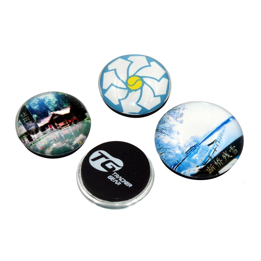 Wholesale/Supplier Round Square Heart Custom Glass Crystal Fridge Magnet for Promotion Souvenir