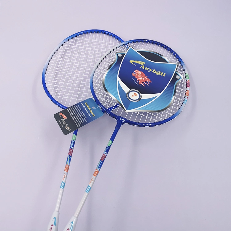 Kid Lovely Cheap Factory Wholesale Iron Alloy Nylon String Badminton Racket