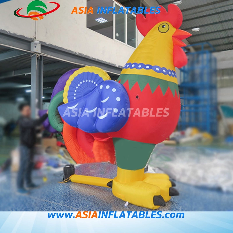 Inflatable Rooster Cartoon Models for Outdoor Display