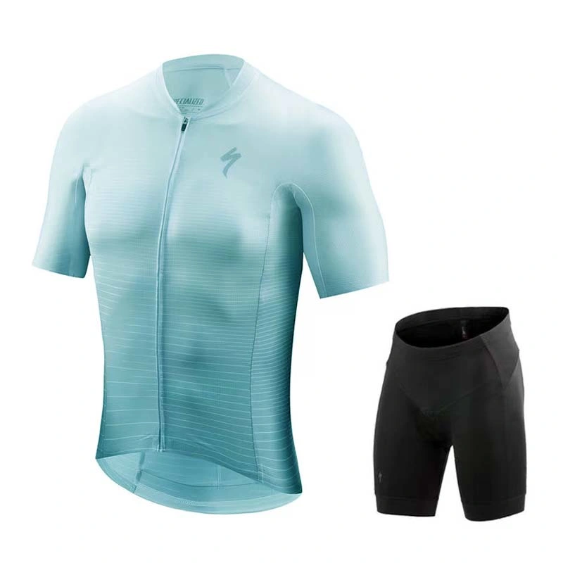 Nylon Lycra Customize Sports Polyester Mesh Cycling Jersey Cycling Wear