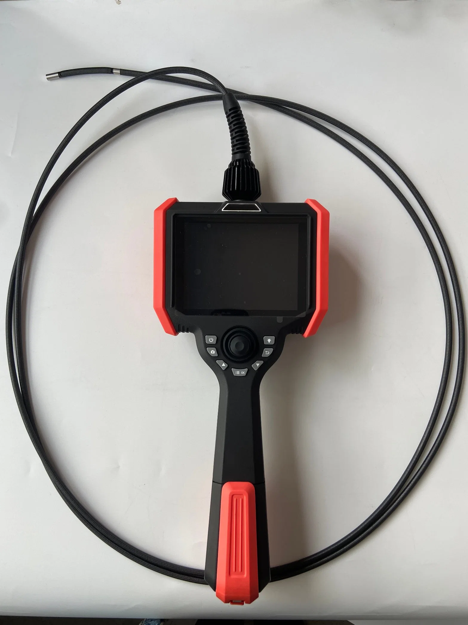 Portable Industrial UV Borescope with Black Light, 365nm UV and Optical Light Source, 360 Degree Joystick Rotation