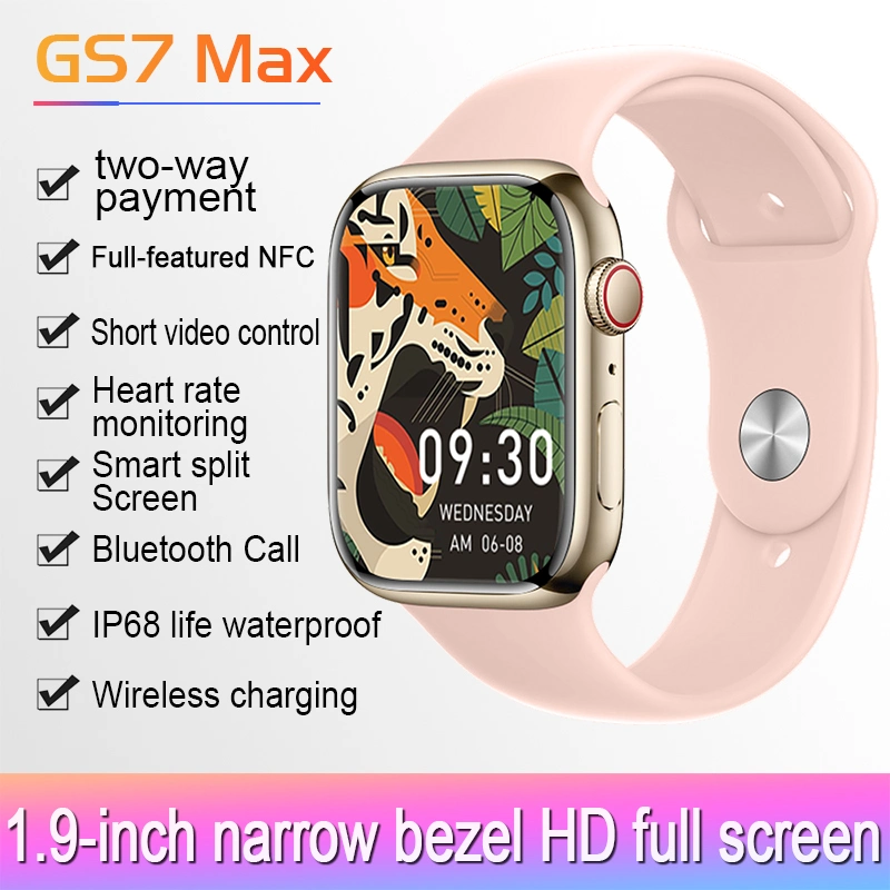 GS7 Max Digital Watch 1.9 Inch HD Full Screen Sport Smartwatch