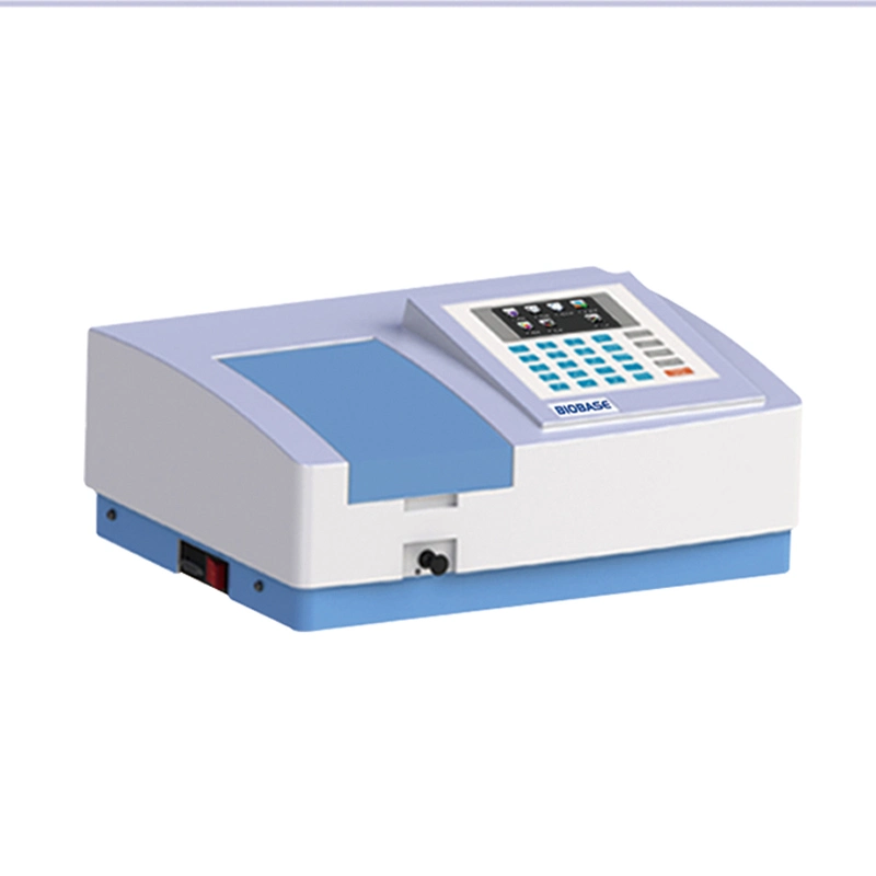 Espectrofotómetro UV portátil Biobase utilizado en el laboratorio