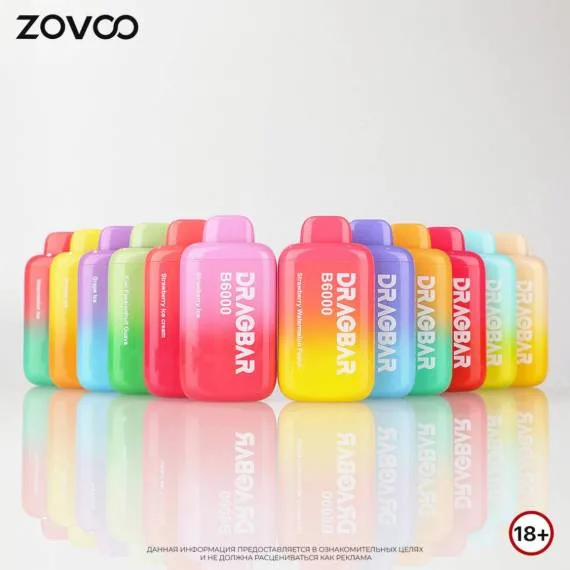 Zovoo Vape Dragbar B5000 B6000 B6500 X8500 Pod descartável original Produto Nova chegada Waka PA7000 PA10000 Gear 10000 Vapor Ecig Atacado I Vape