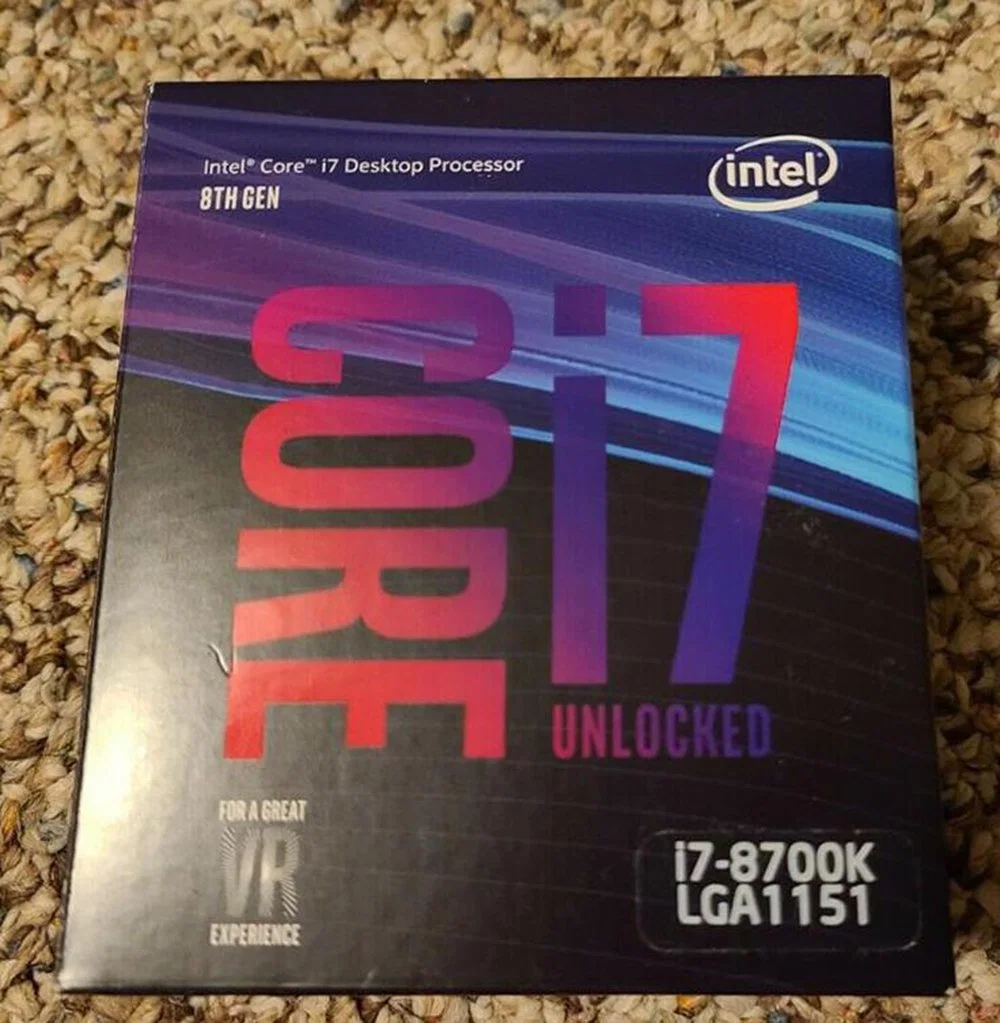 معالج Intel Core i7-8700 Desktop 6 مراكز بسرعة 4.6 جيجاهرتز LGA1151 وحدة المعالجة المركزية للحاسب