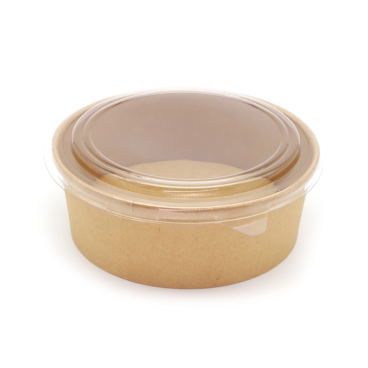 Disposable Kraft Cardboard Brown Bamboo Pulp Paper Soup Bowls